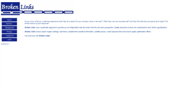 Desktop Screenshot of brokenlinks.com