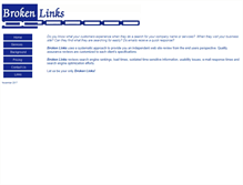 Tablet Screenshot of brokenlinks.com